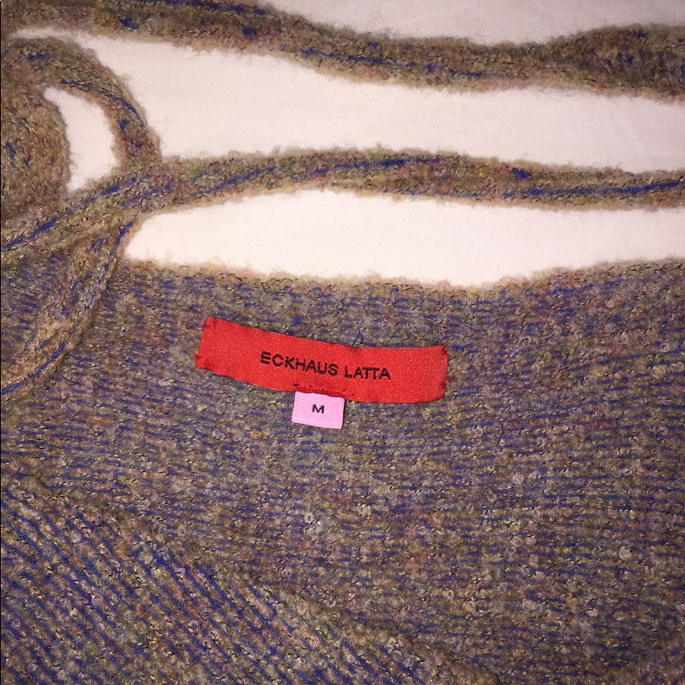 Eckhaus Latta Décolleté Bouclé Knit Tank - Picture 4 of 6